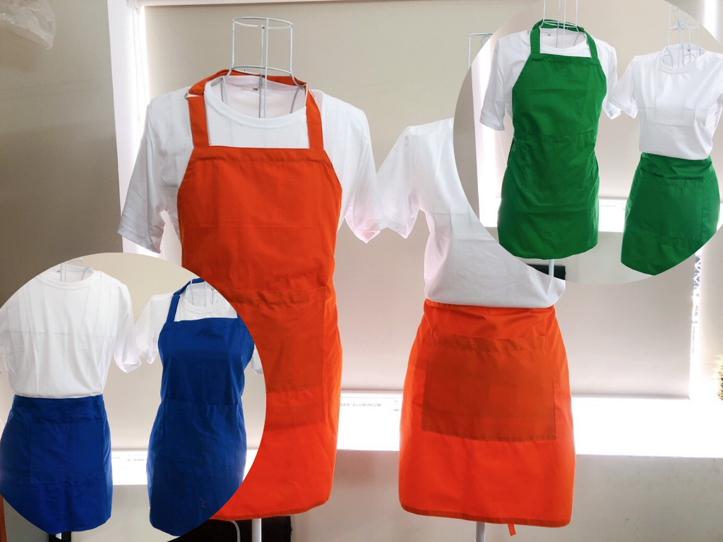 May tạp dề giá rẻ, chất lượng tại đồng phục Tiến Bảo